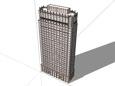 vacation spot-Resort-Fashion Leisure Hotel-0228 3D model