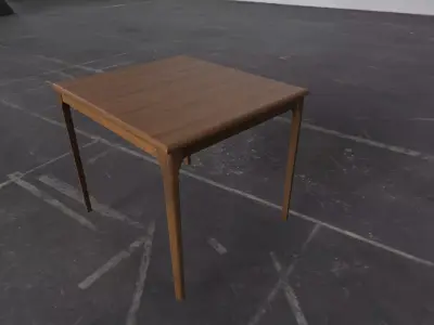 table  3D model