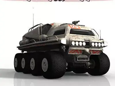 ATV - MR5 - Moon Buggy 3D model