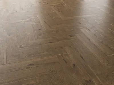  Parquet Oak Estate NEW Brushed set 4 3D model