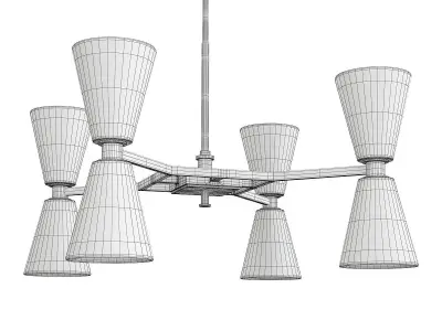 LYRA CHANDELIER Low-poly 3D model