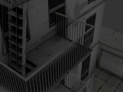Residence Type1 Lowpoly Low-poly 3D model