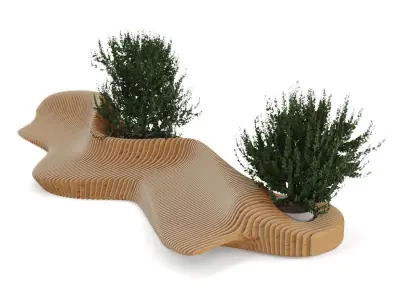 Parametric Bench 3D model purchase