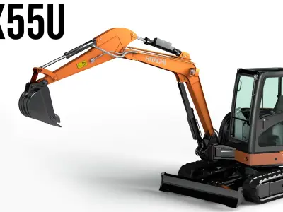  Hitachi Construction Machinery Collection - All Models Rigged 