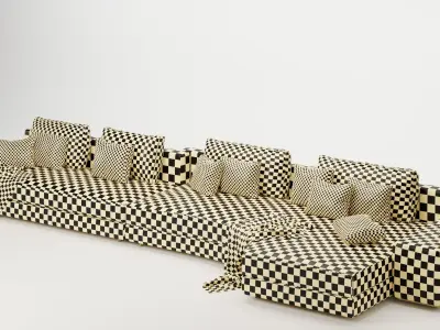 Daniels sofa set  3D model
