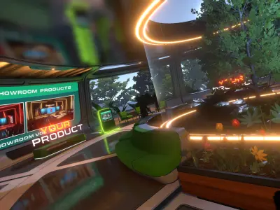 3D Showroom Level Kit Vol 19 Low-poly 3D model