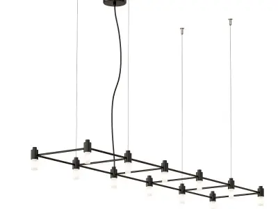 Metall Schwarz 3D model