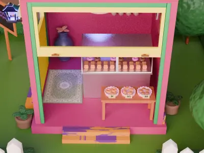 The Pink Oven 3D model