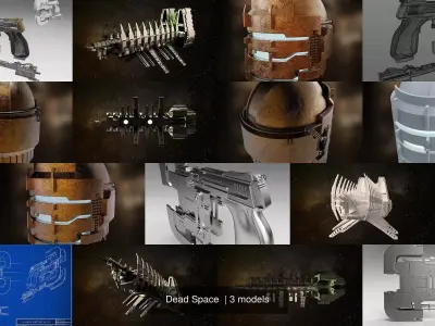 Dead Space  3D Model Pack
