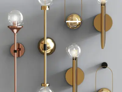 Wall Lamp Collection 02 3D model