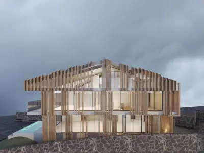 Modern House Residential 3D model