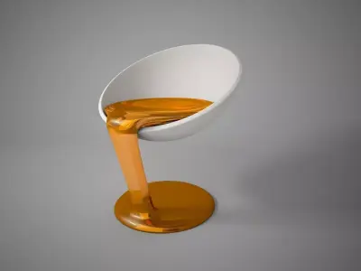 06 MELTHING CHAIR  3D model