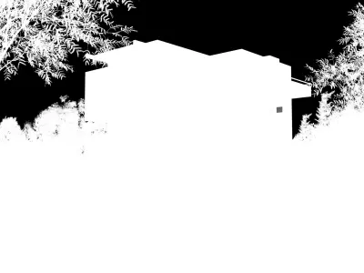 Modern Apartment Landscape Design Realistic Render - 2022 3D model