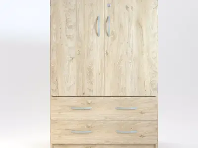 Wooden Cabinet 20 3D model