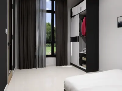 APARTMENT INTERIOR - MASTER BEDROOM 3D model