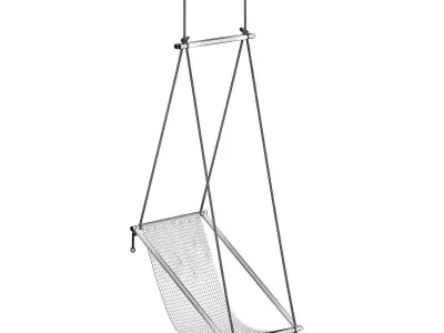 White Swing 3D model