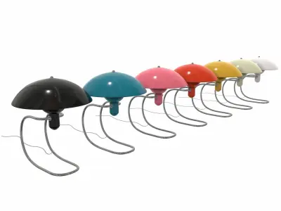 Anywhere Lamp Low-poly 3D model