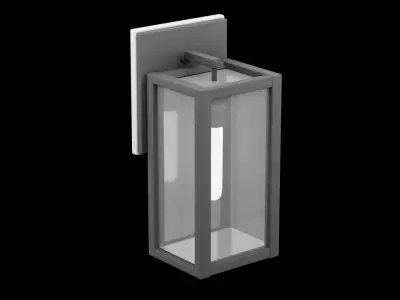 Wall Lamp Furniture  Low-poly 3D model