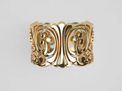 FALANGE RING 3D print model