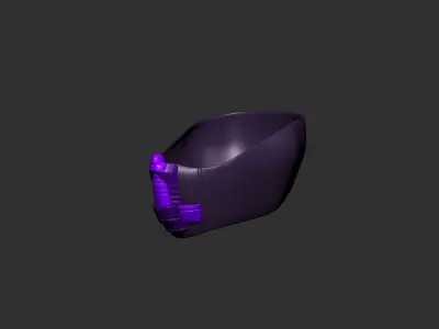 helmet high poly sculpt 3d printable 3D model 3D model 12