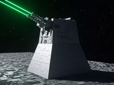 Death Star Canon 3D model