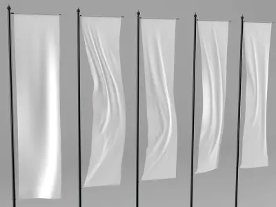 Flags 3D model