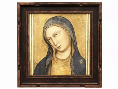 picture medieval Low-poly 3D model