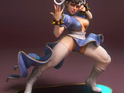 Chun li 3D print model