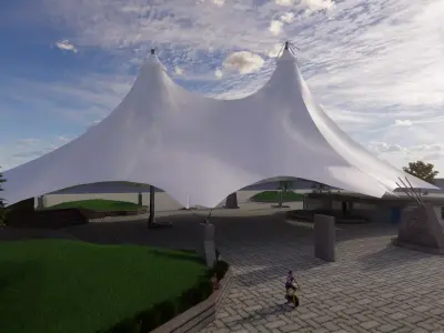 Tensile Structures Collection -A3 3D model