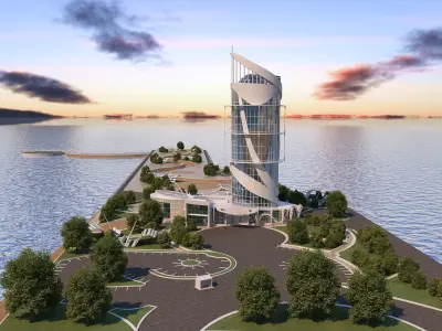 0138 - Beacon Island Hotel 3D model