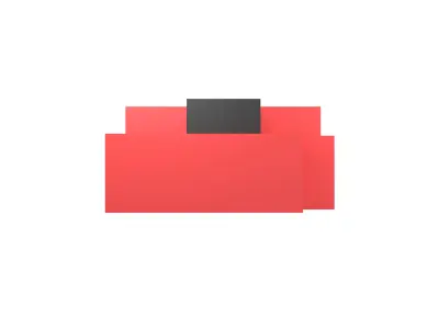 Voxel Mouse v1 002 Low-poly 3D model