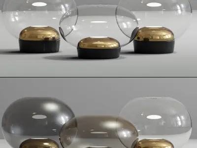 LA Mariee Table lamp 3D model