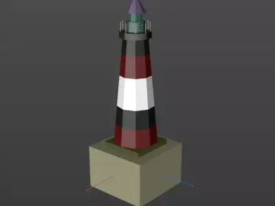 Mayak lighthouse 3D model purchase
