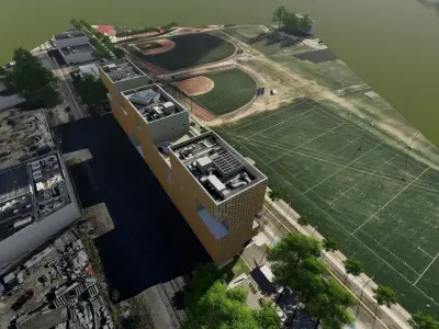 Simmons Hall MIT 3D model