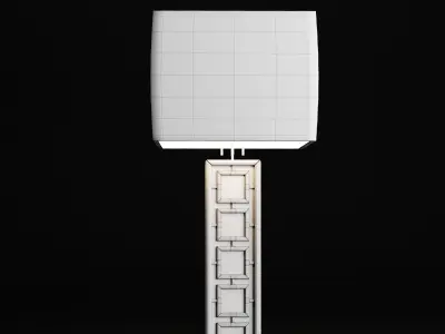 Lamp art deco 2 3D model