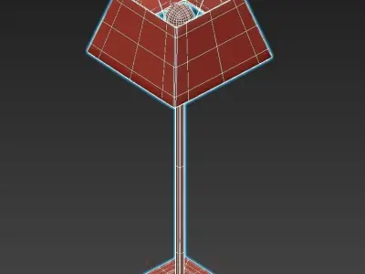 PROJECT floor lamp with shade 3D model