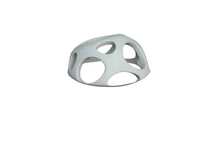 SciFi Cube Object No 53436 Low Poly Shape Low-poly 3D model