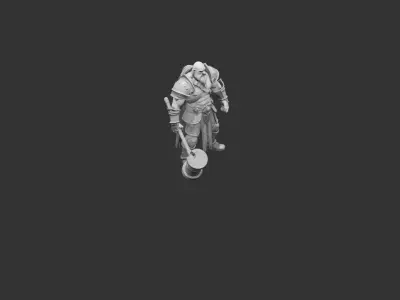 Armored Siege Enforcer 3D print model