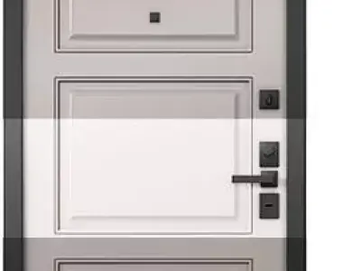 interior door  Low-poly 3D model