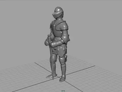 KNIGHT STATUE 3D model