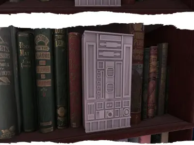 Robor Booknook 3D print model