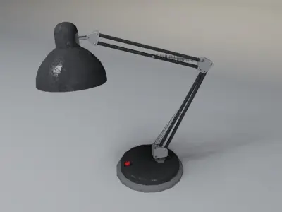 Gameready Table lamp Low-poly 3D model