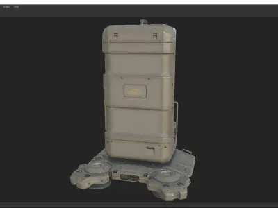 model528-scifi Energy tank 3D model