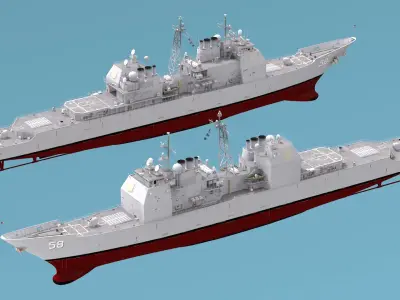  US Navy Guided Missile Cruiser Philippine Sea CG-58 