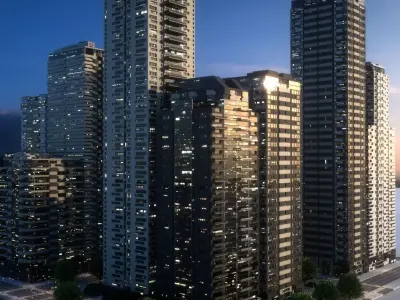 City Block Type B39 3D model