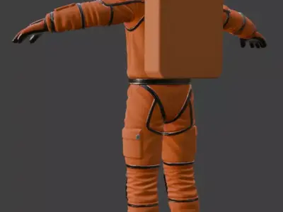 Astronaut Spacesuit 3D Model 3D model