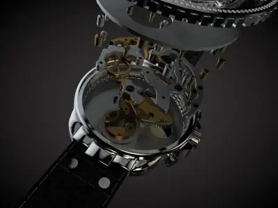 Iam Smillie Watch with Animation Free 3D model