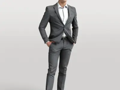 Humano 20-Collection 01- OFFICE BUSINESS PEOPLE - 20x 3D models  3D model