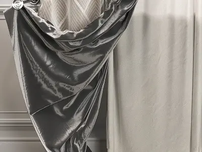 Curtain Set 487C 3D model