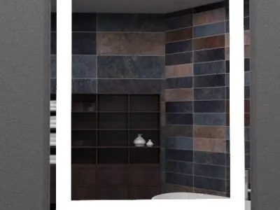 Illuminated Mirror 9 3D model